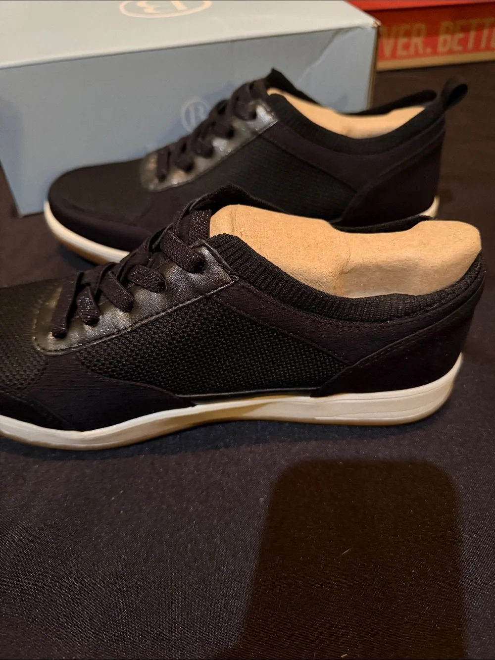 Life Stride Black Slip-On Athletic Sneakers